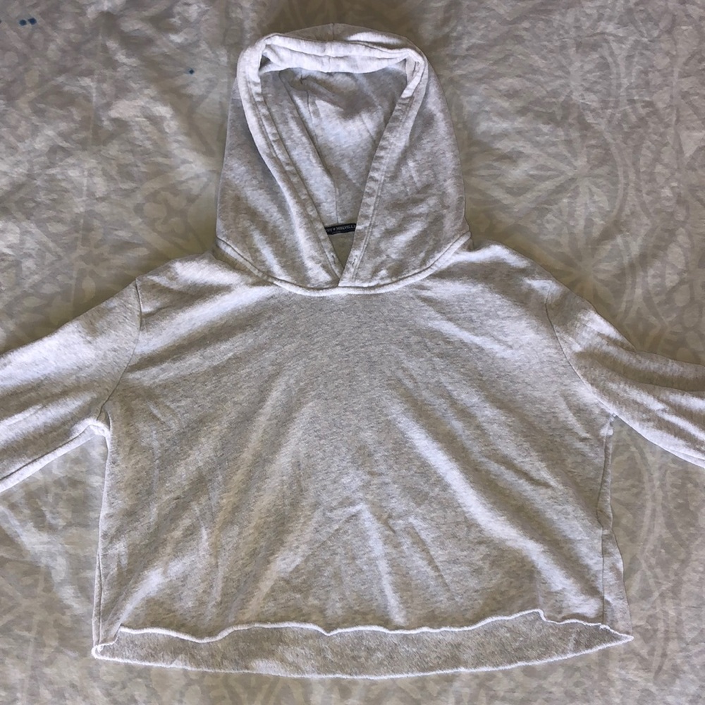 brandy melville cropped hoodie